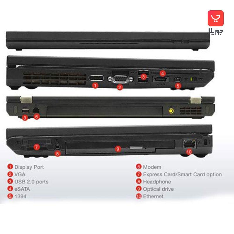 لپ تاپ استوک لنوو Lenovo ThinkPad T520 i7 | 8GB | 500GB HDD